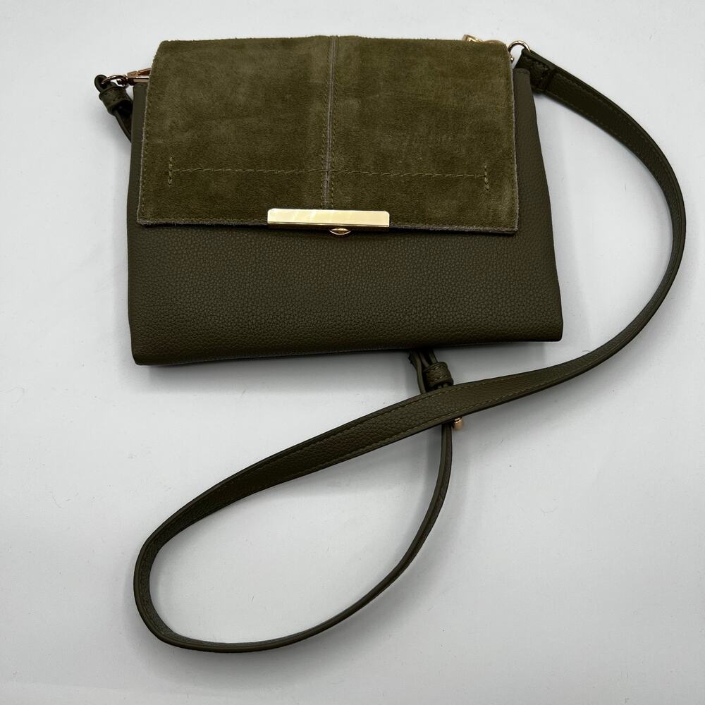Moda Luxe Olive Green Cross Body Bag